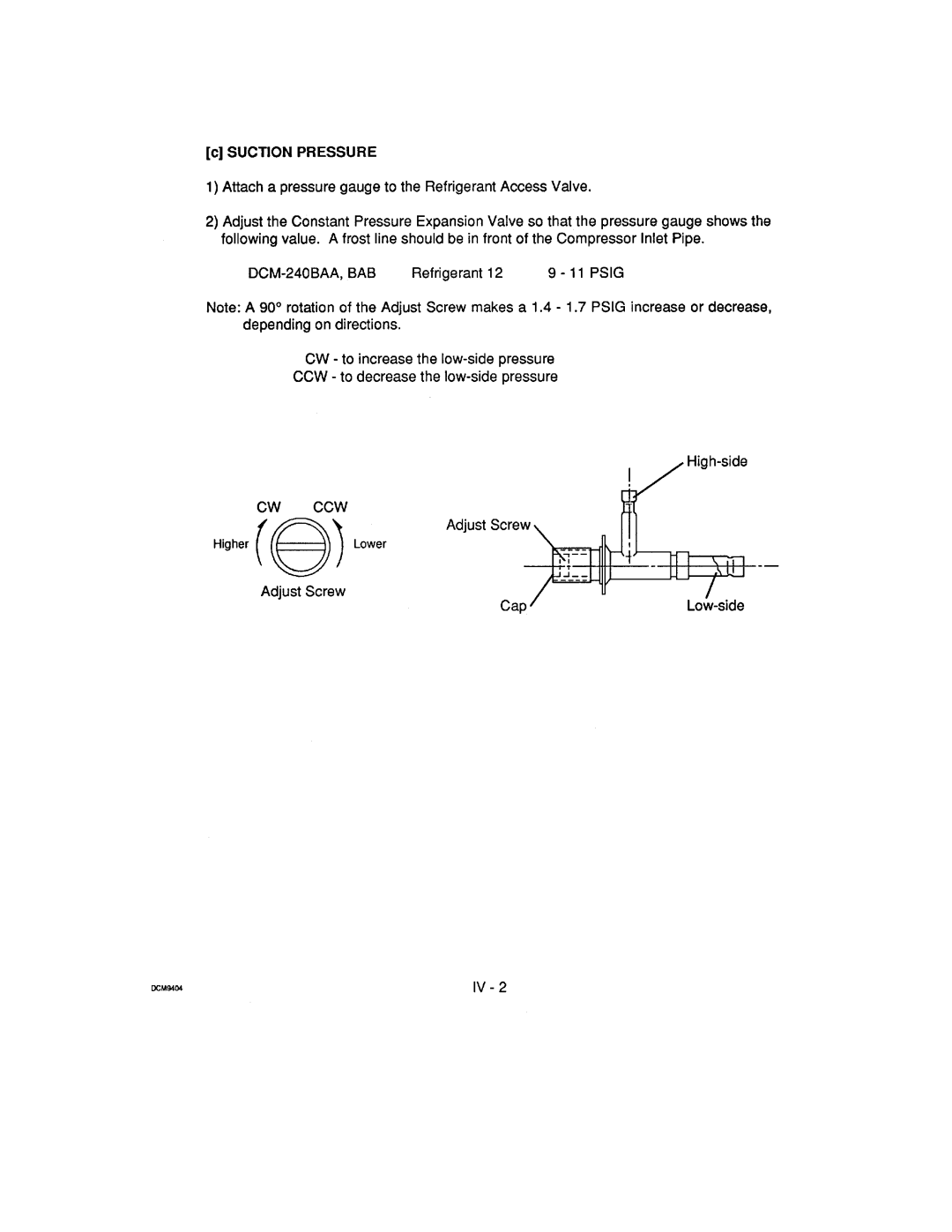 Hoshizaki DCM-240 manual 