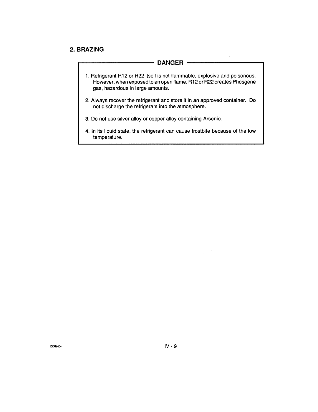 Hoshizaki DCM-240 manual 