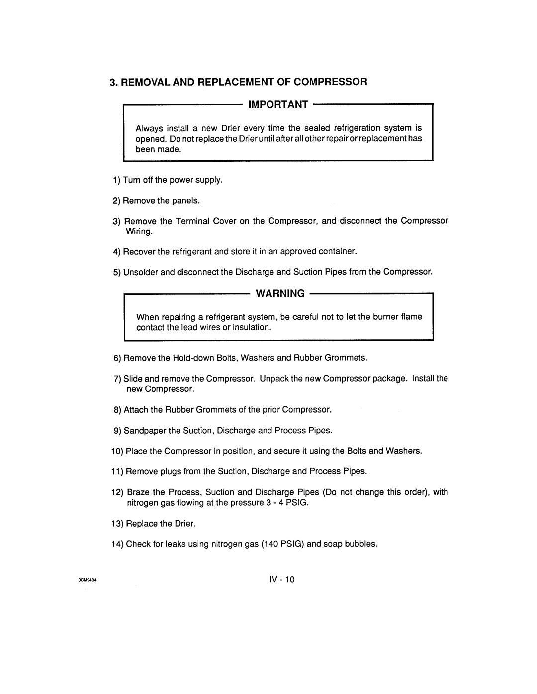 Hoshizaki DCM-240 manual 