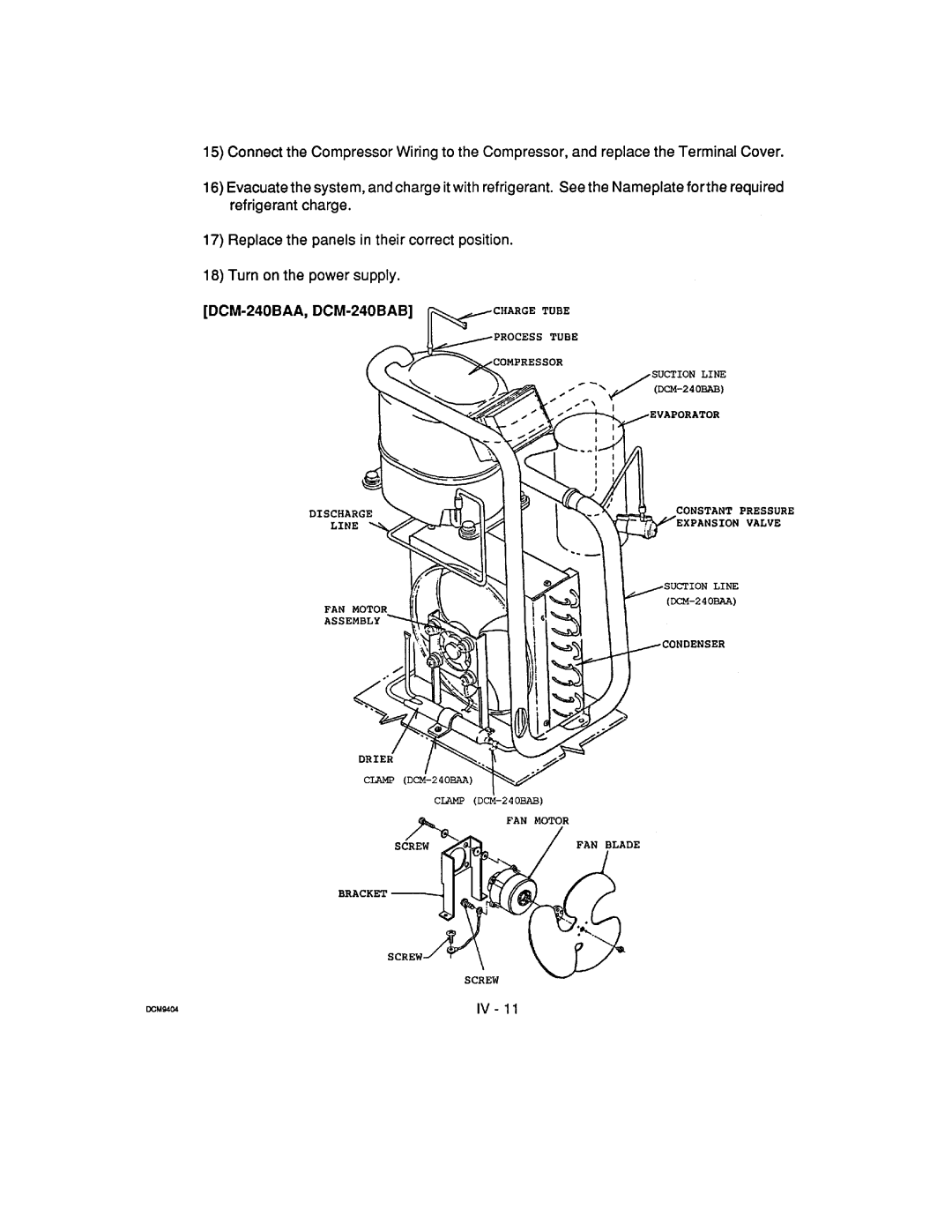 Hoshizaki DCM-240 manual 