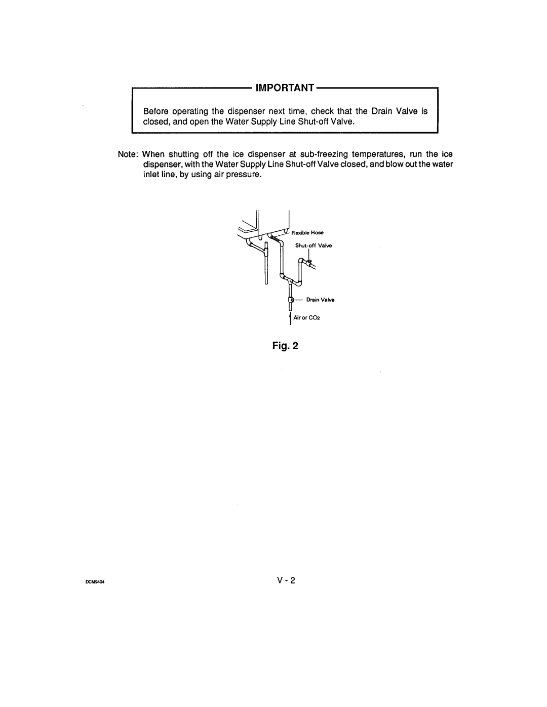 Hoshizaki DCM-240 manual 