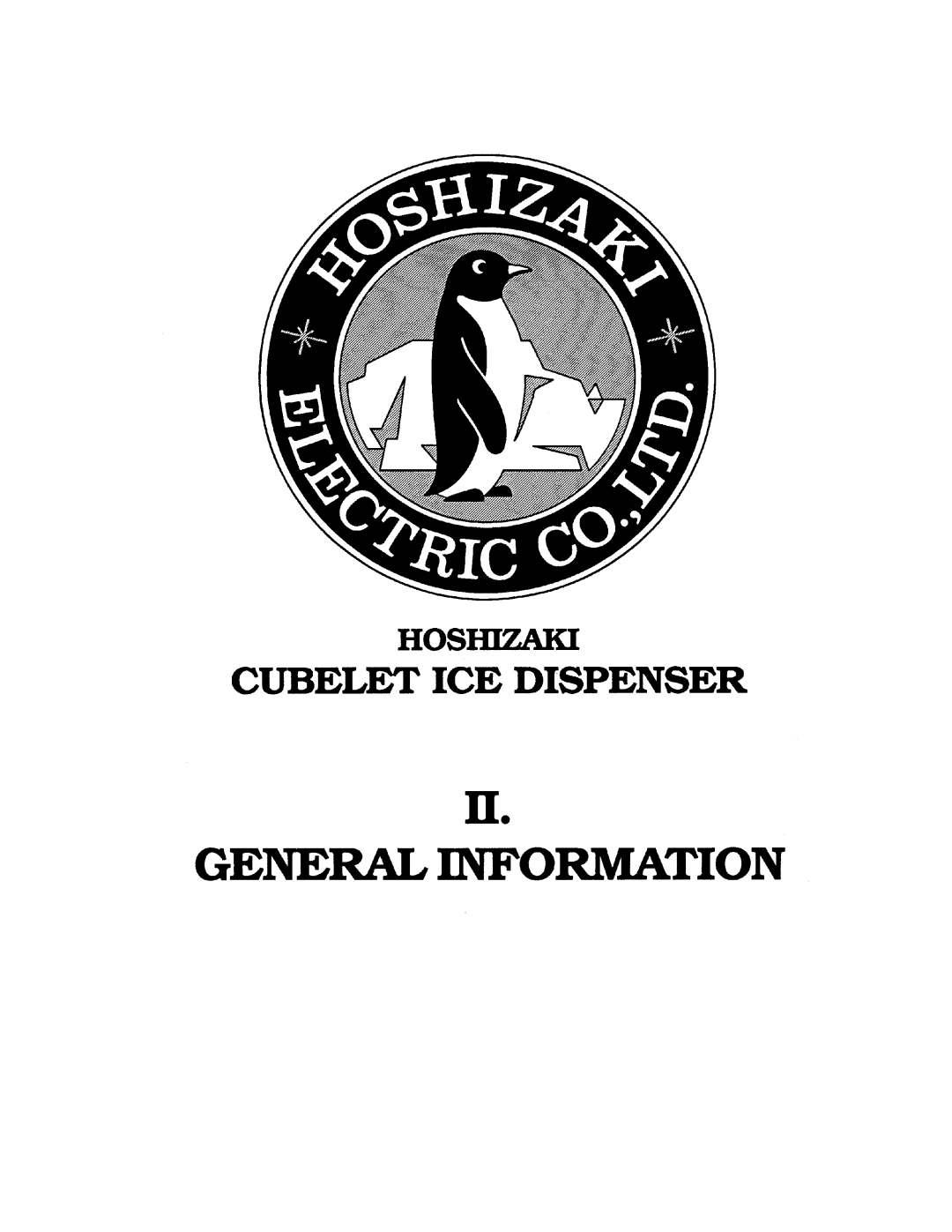 Hoshizaki DCM-240 manual 