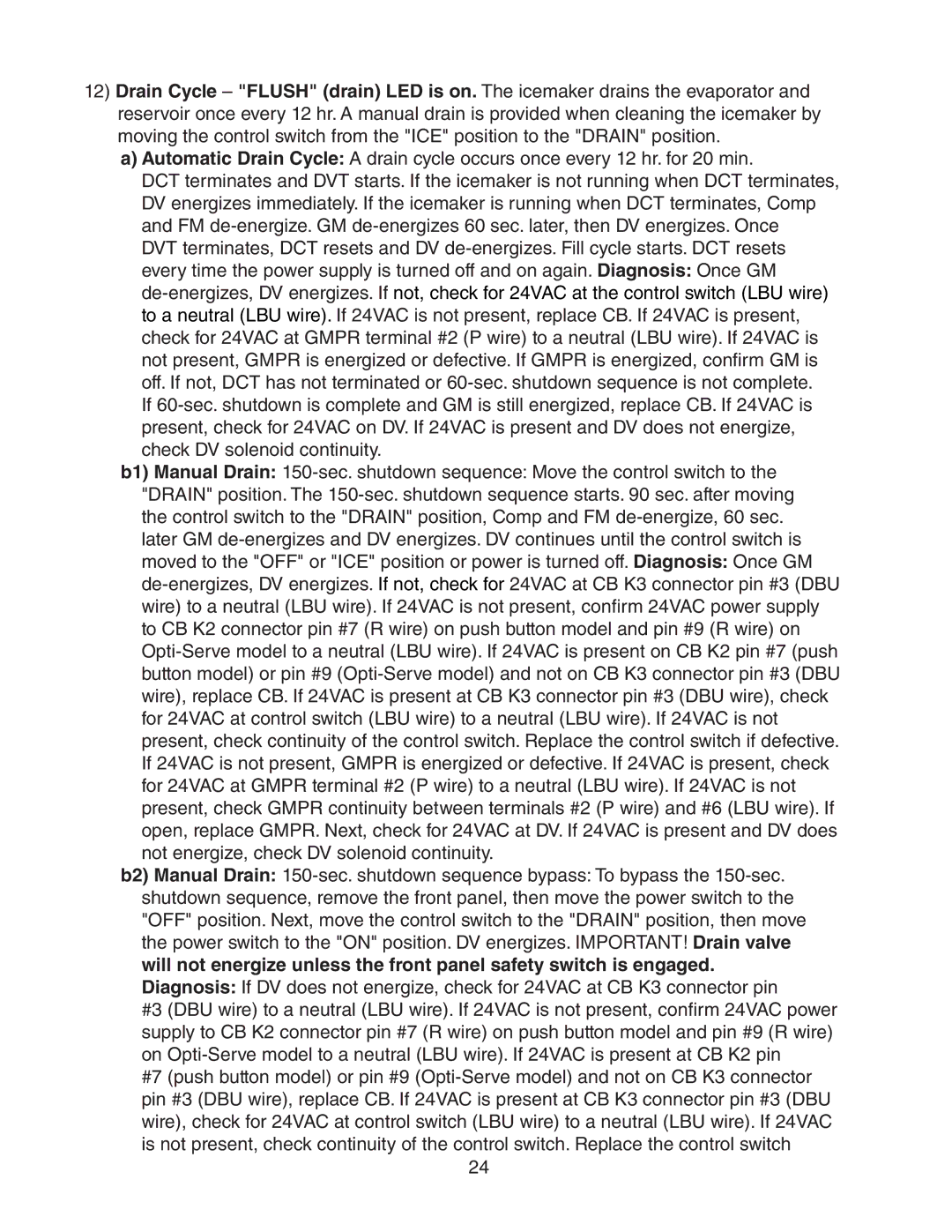 Hoshizaki DCM 300BAH(-OS) service manual 