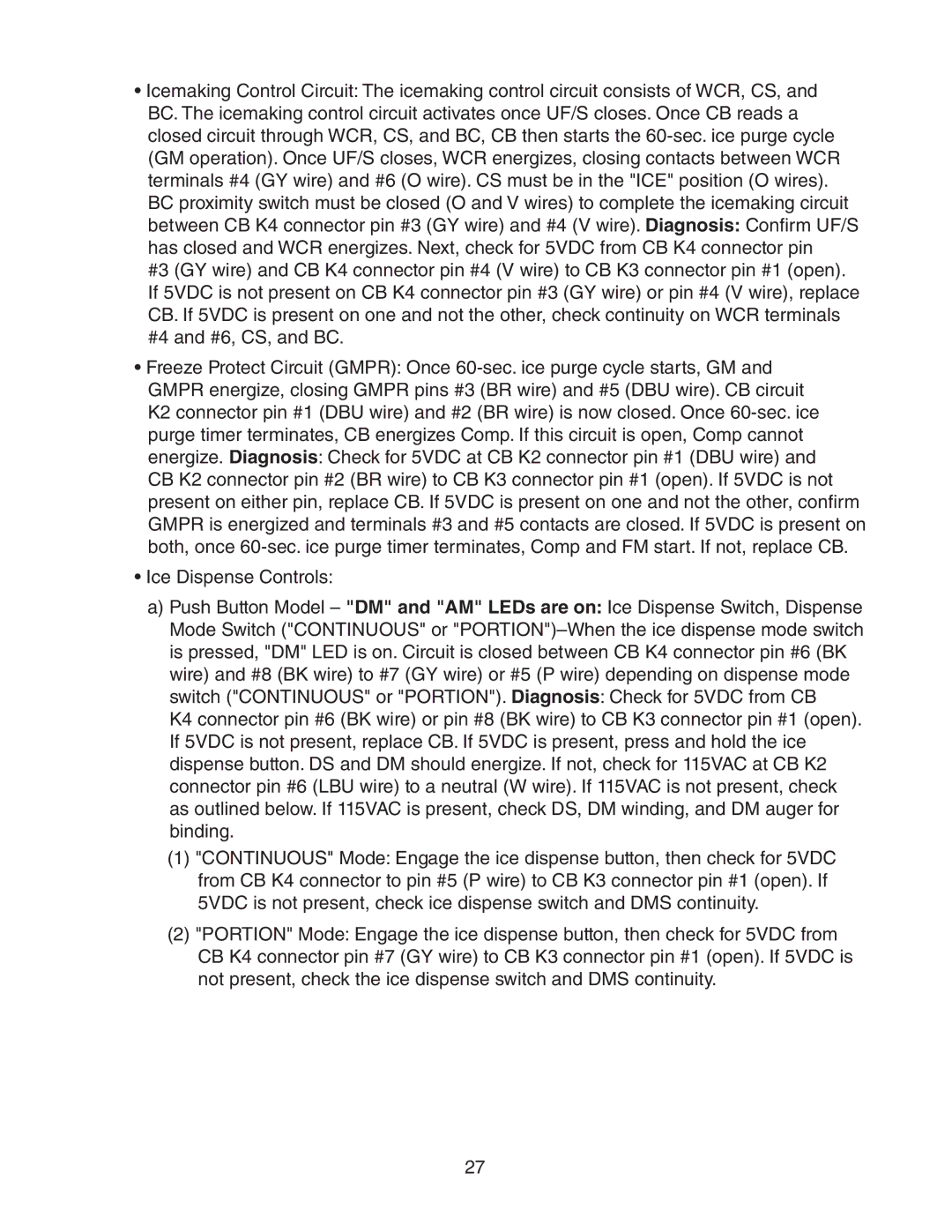 Hoshizaki DCM 300BAH(-OS) service manual 