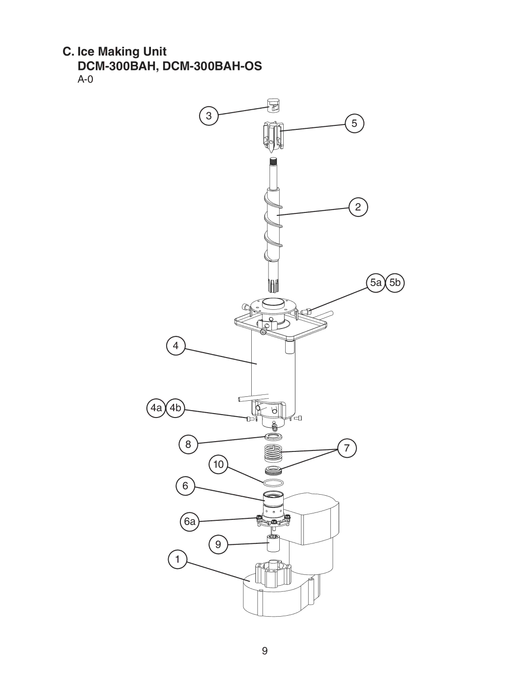 Hoshizaki DCM-300BAH manual Ice Making Unit 