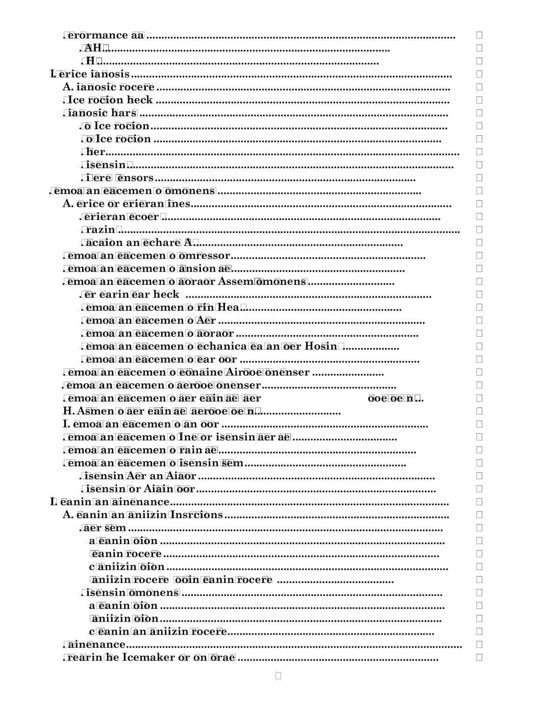 Hoshizaki DCM-500BAH-OS, DCM-500BWH-OS service manual 