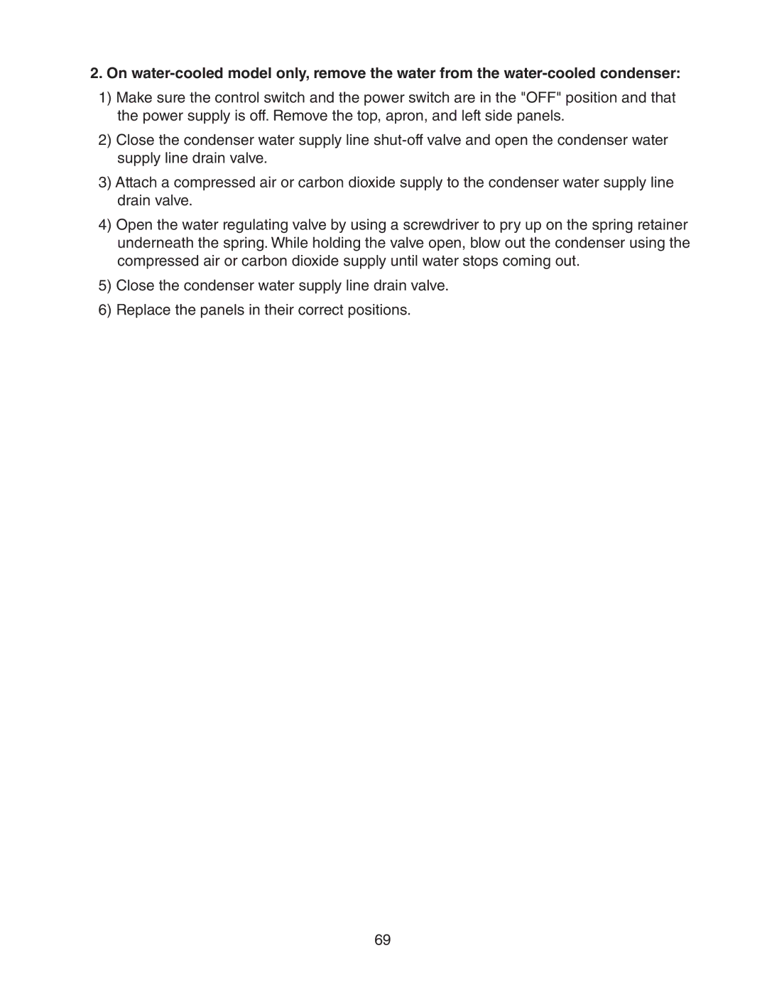 Hoshizaki DCM-500BWH-OS, DCM-500BAH-OS service manual 