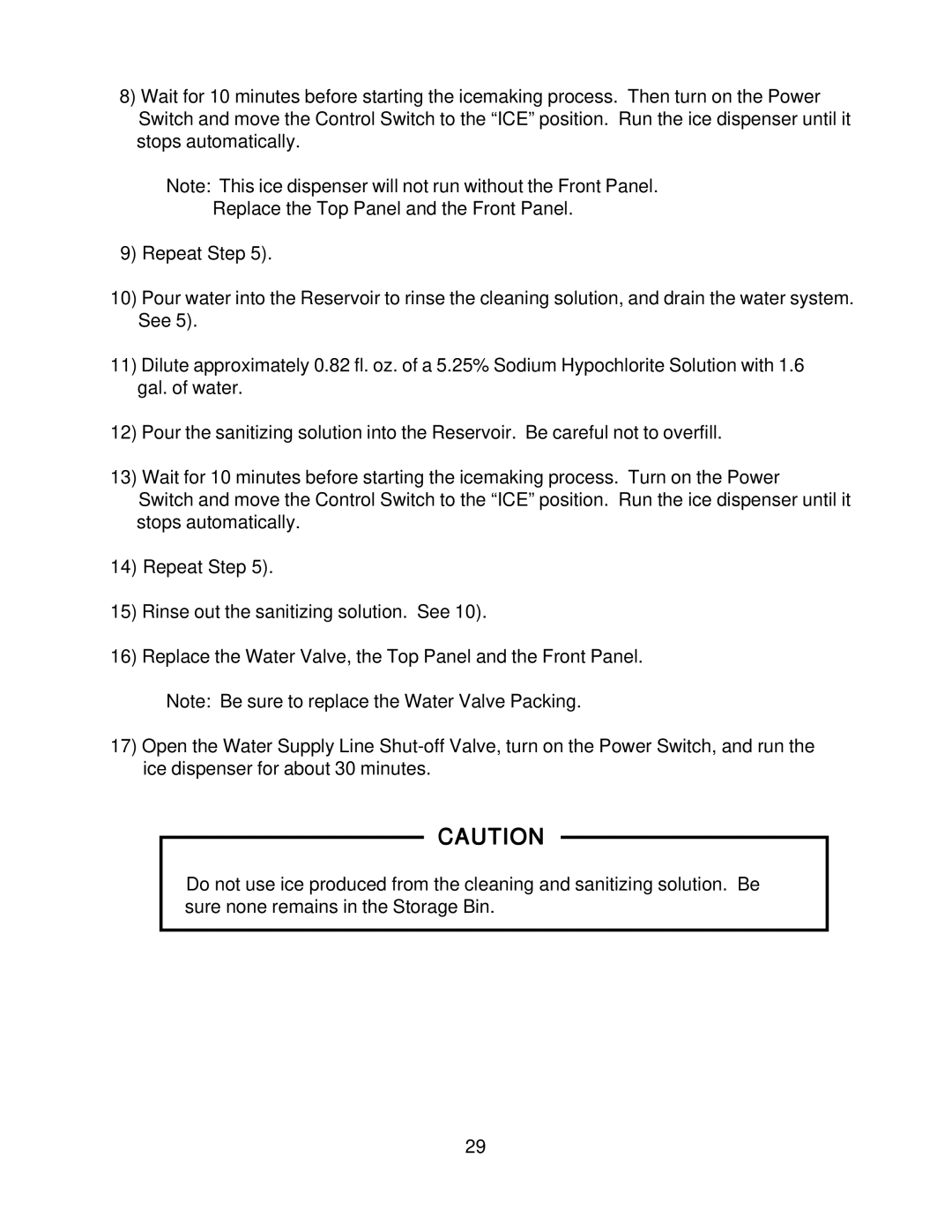 Hoshizaki DMB-750BAF, DCM-500BWF, DMC-750BWF, DCM_500BAF instruction manual 