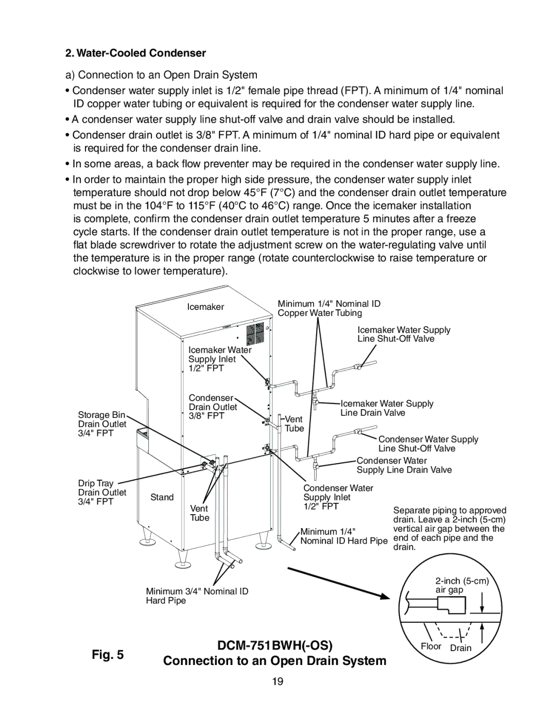 Hoshizaki DCM-751BWH(-OS), DCM-751BAH(-OS) instruction manual DCM-751BWH-OS 