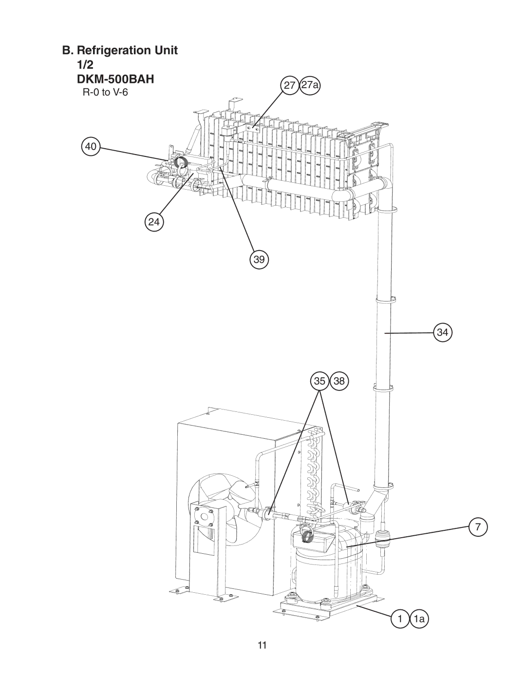 Hoshizaki DKM-500BWH manual 27 27a 