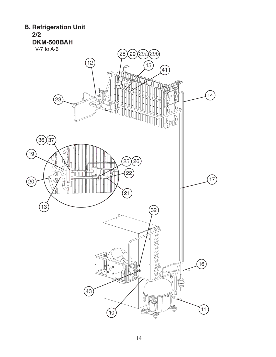 Hoshizaki DKM-500BWH manual 29a 29b 