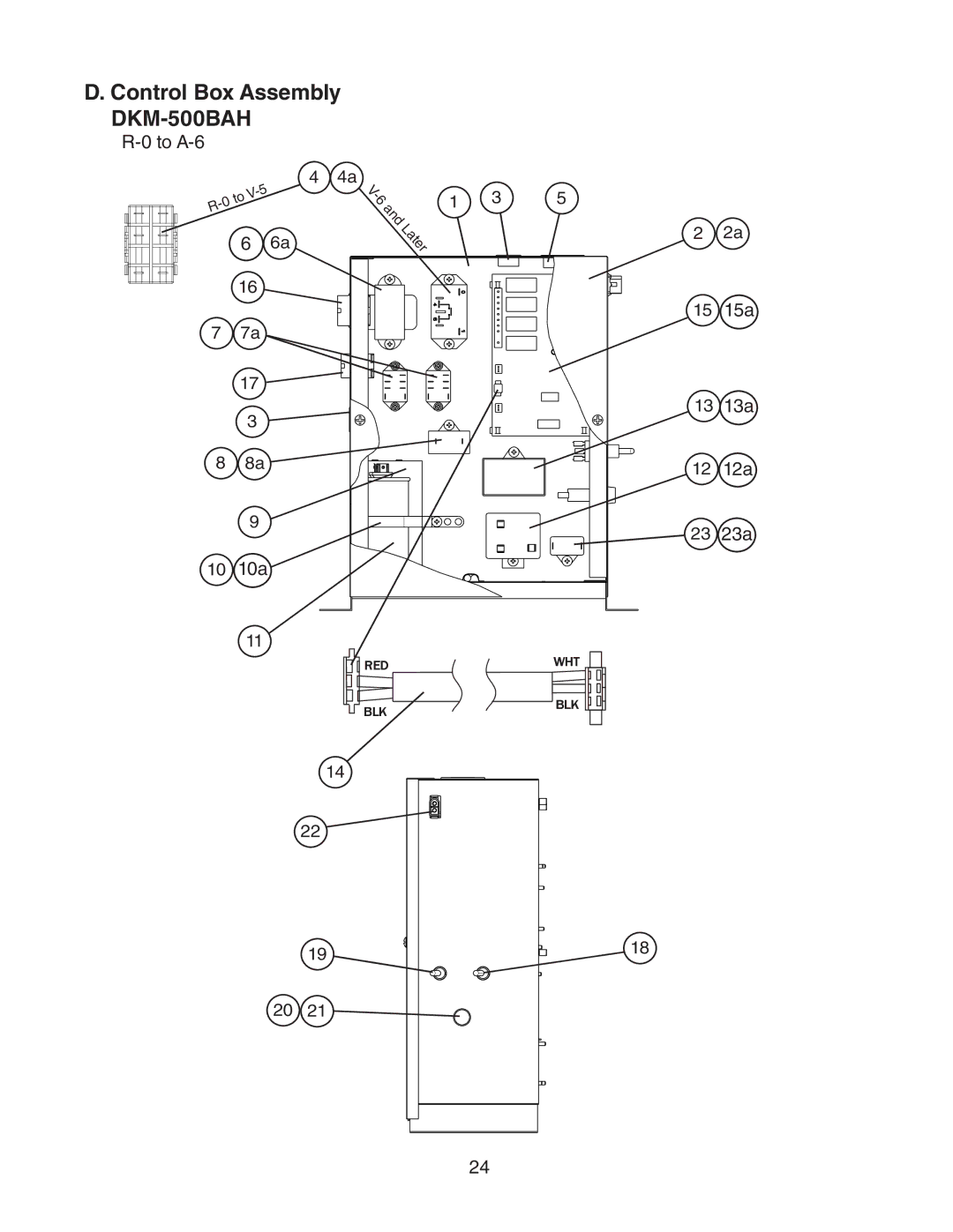 Hoshizaki DKM-500BWH manual To A-6, 15a, 12a, 10a 