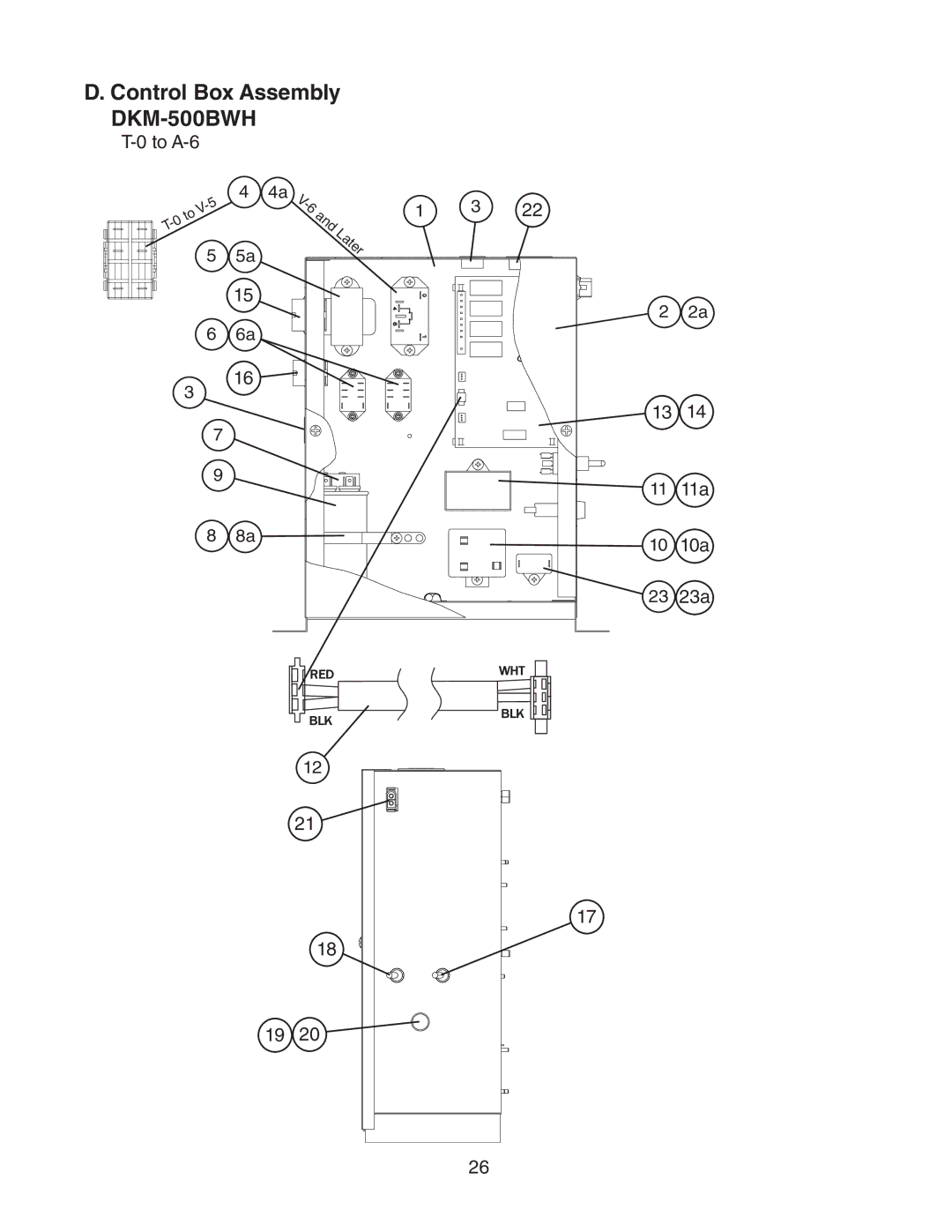 Hoshizaki DKM-500BWH manual 23a 