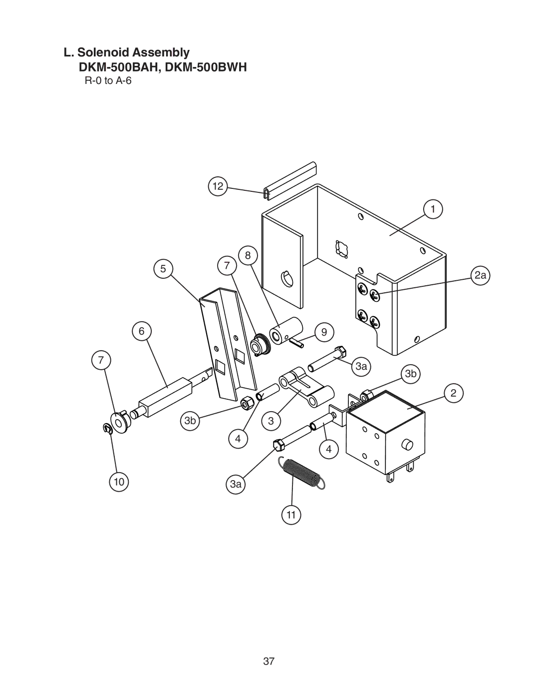 Hoshizaki DKM-500BWH manual To A-6 3b3 103a 