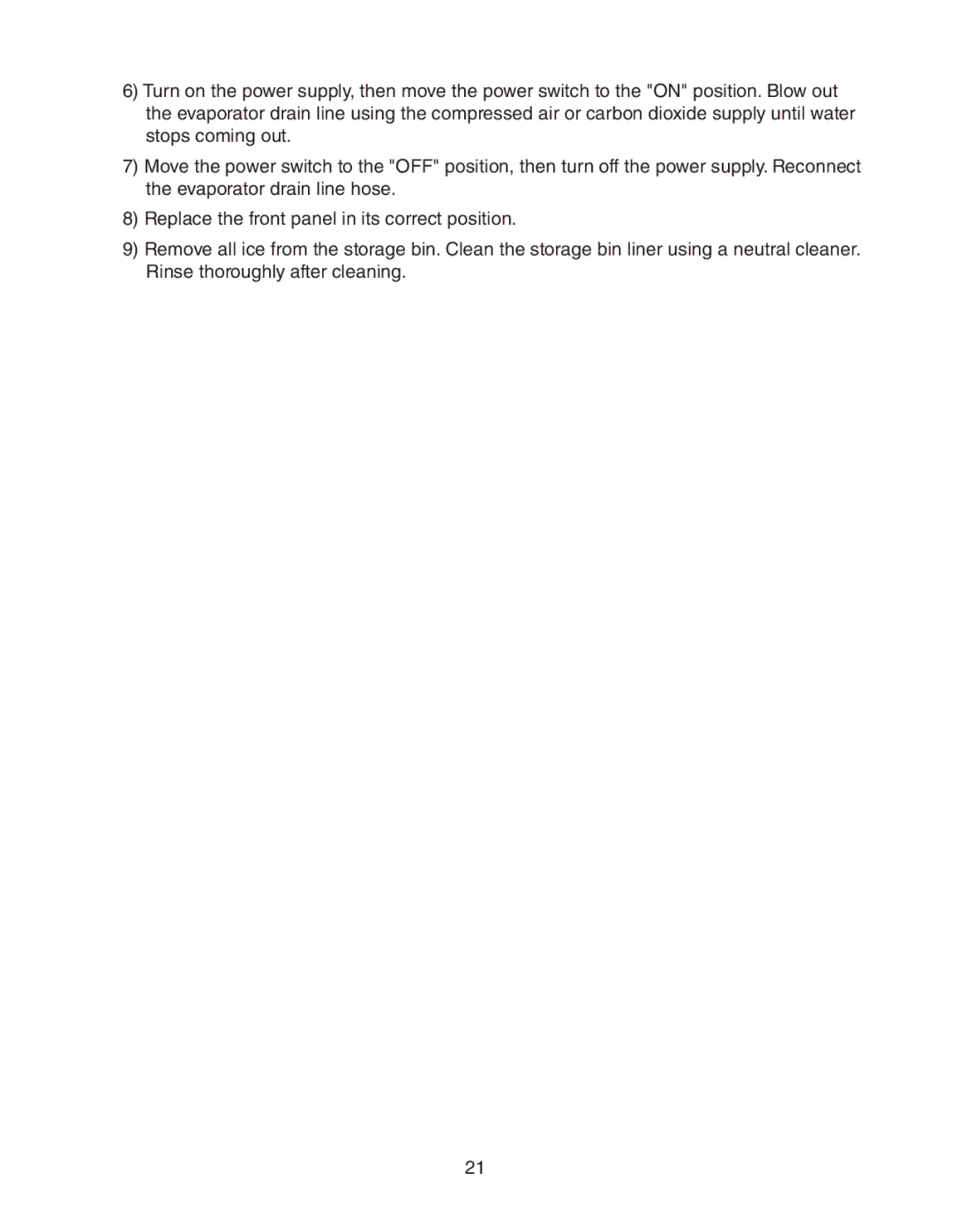 Hoshizaki F-450MAH(-C) instruction manual 