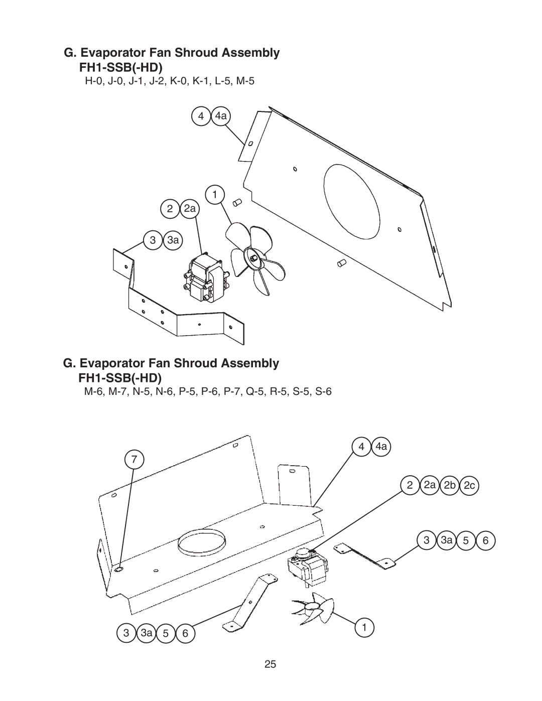 Hoshizaki FH1-SSB(-HD) manual Evaporator Fan Shroud Assembly FH1-SSB-HD 