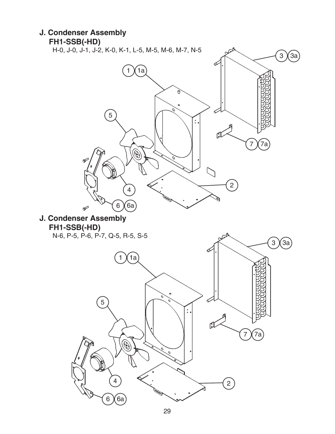 Hoshizaki FH1-SSB(-HD) manual Condenser Assembly 