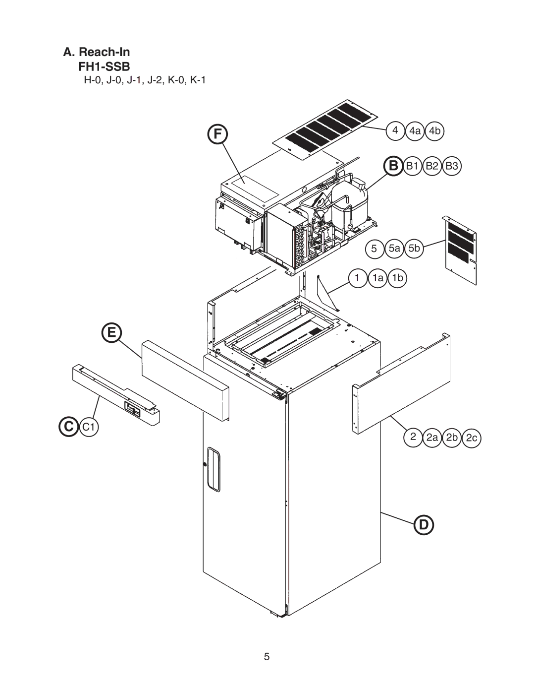 Hoshizaki FH1-SSB(-HD) manual Reach-In 