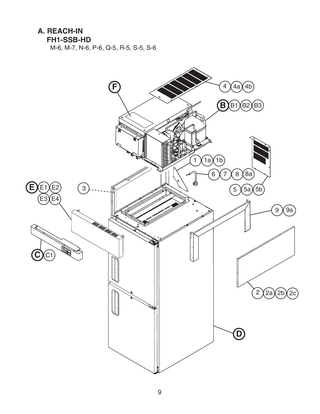 Hoshizaki FH1-SSB(-HD) manual REACH-IN FH1-SSB-HD 