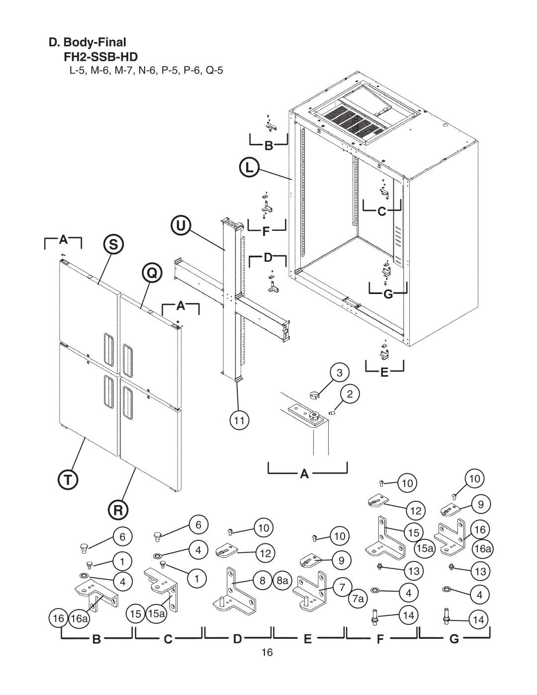 Hoshizaki FH2-SSB manual M-6, M-7, N-6, P-5, P-6, Q-5 15a 16a 