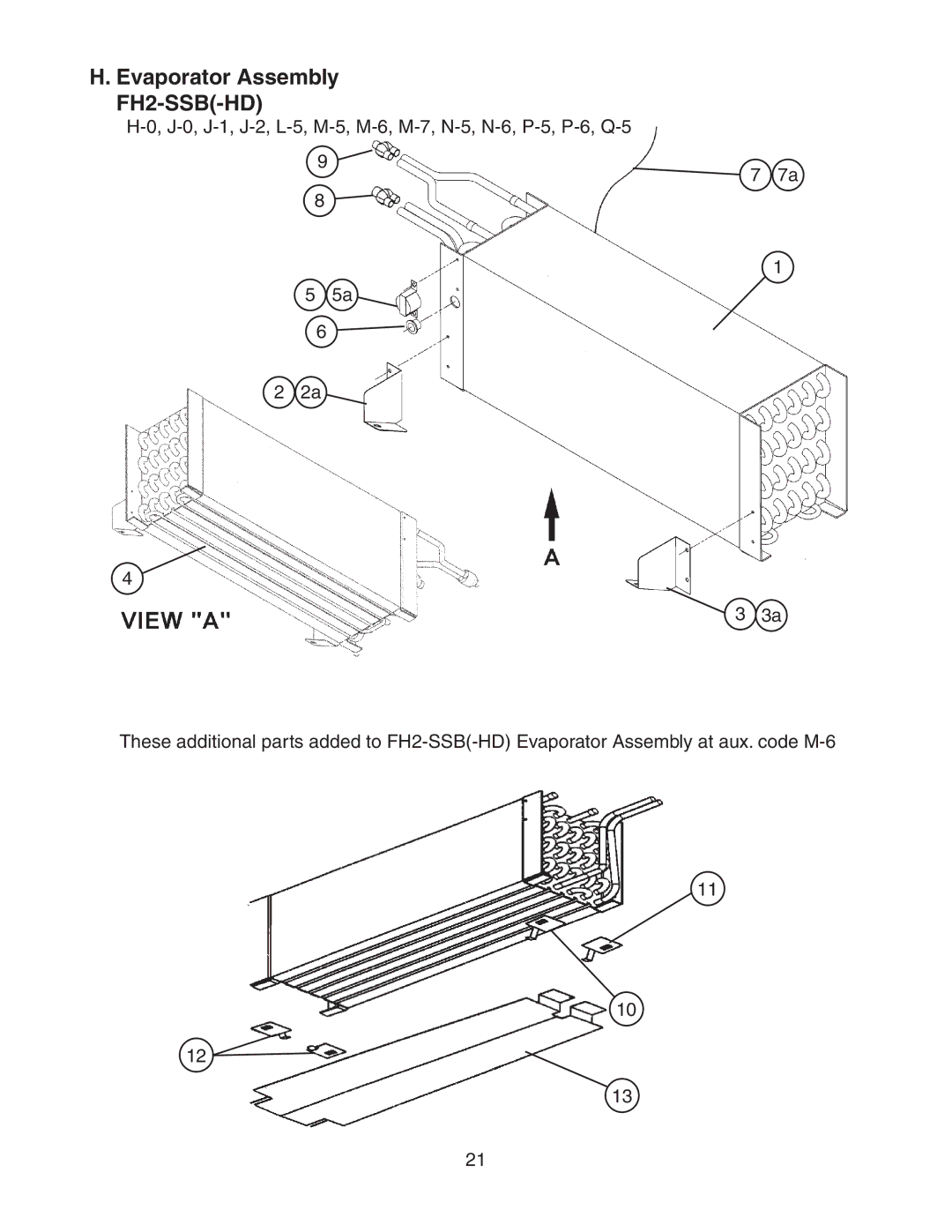 Hoshizaki FH2-SSB manual Evaporator Assembly 