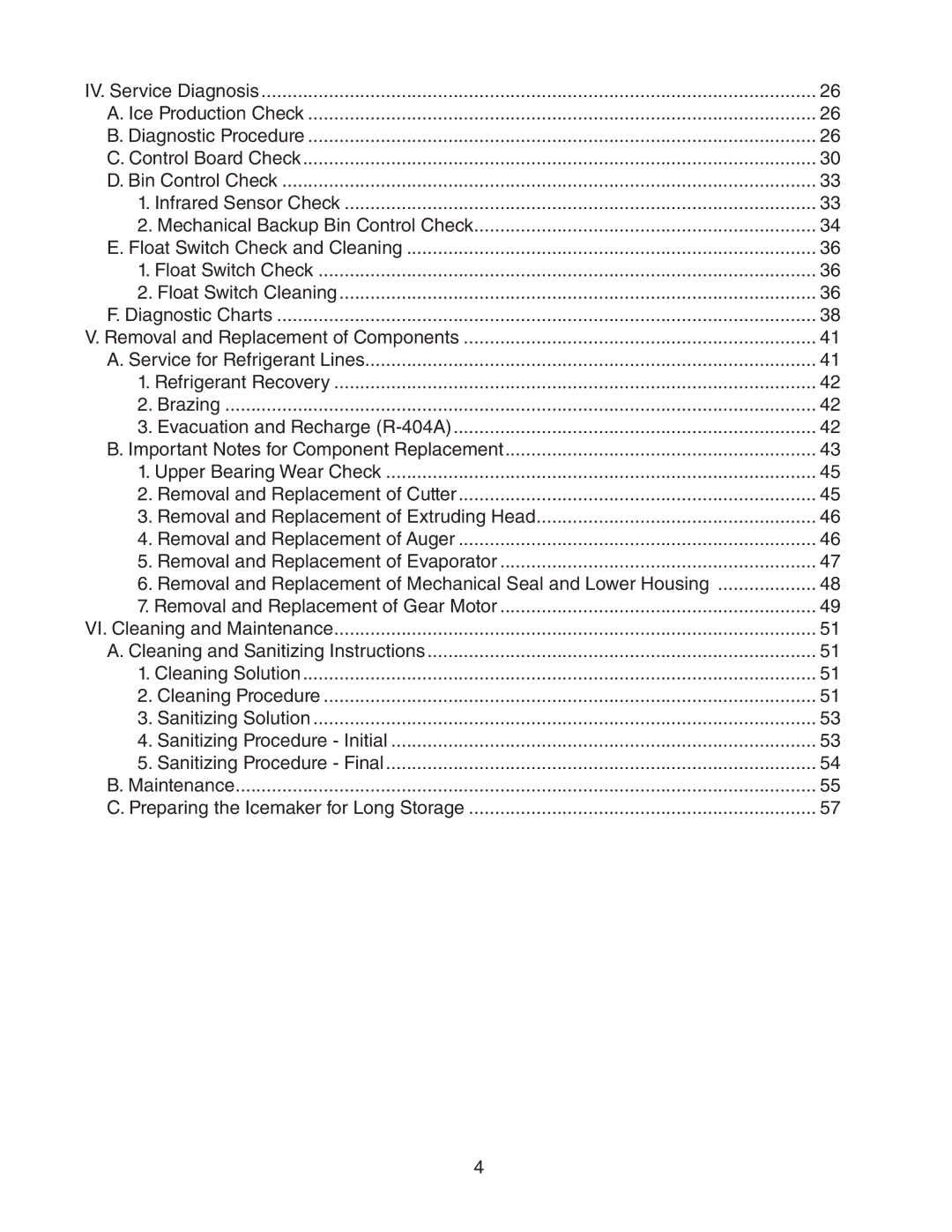 Hoshizaki FS-1022MLH-C service manual 