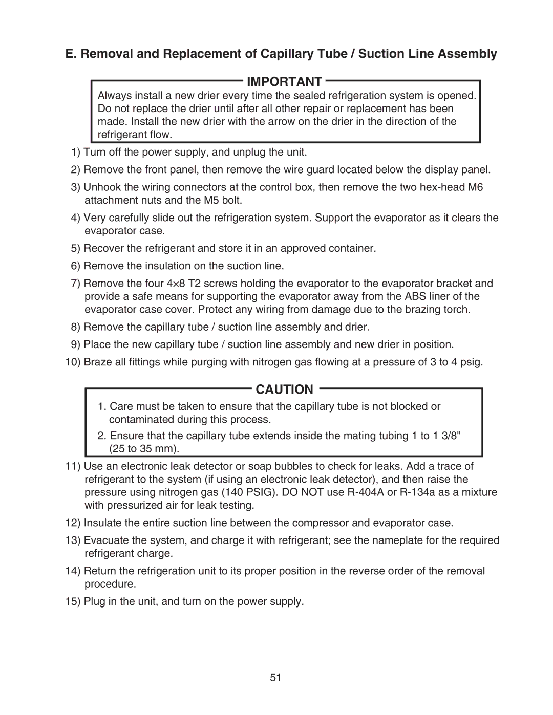 Hoshizaki HUR96A(-D), HWR40A(-D), HUR68A(-D), HUR40A(-D), HWR68A(-D) service manual 