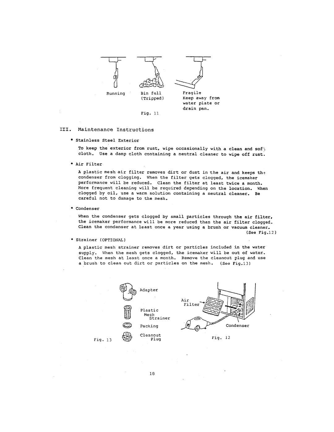 Hoshizaki IM-202J, IM-122J manual 