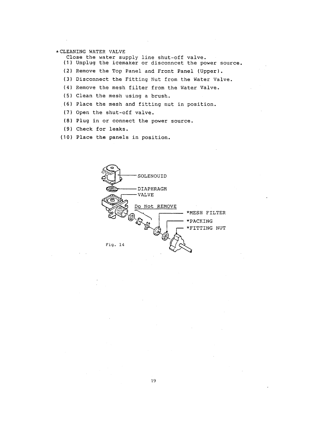 Hoshizaki IM-122J, IM-202J manual 