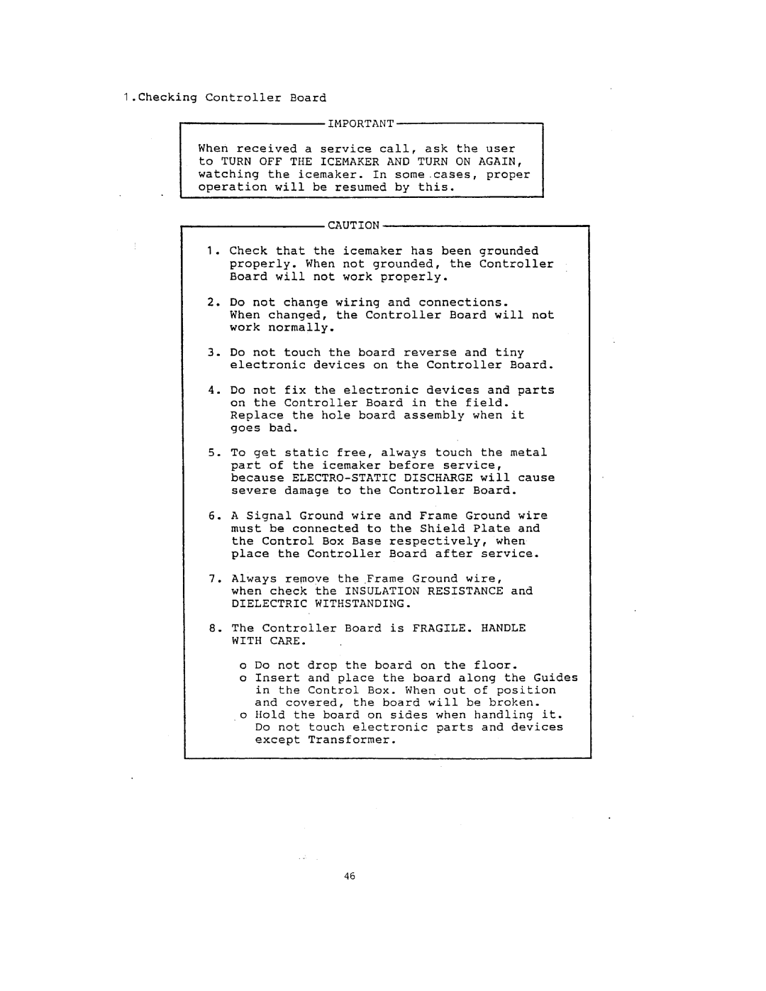 Hoshizaki IM-122J, IM-202J manual 