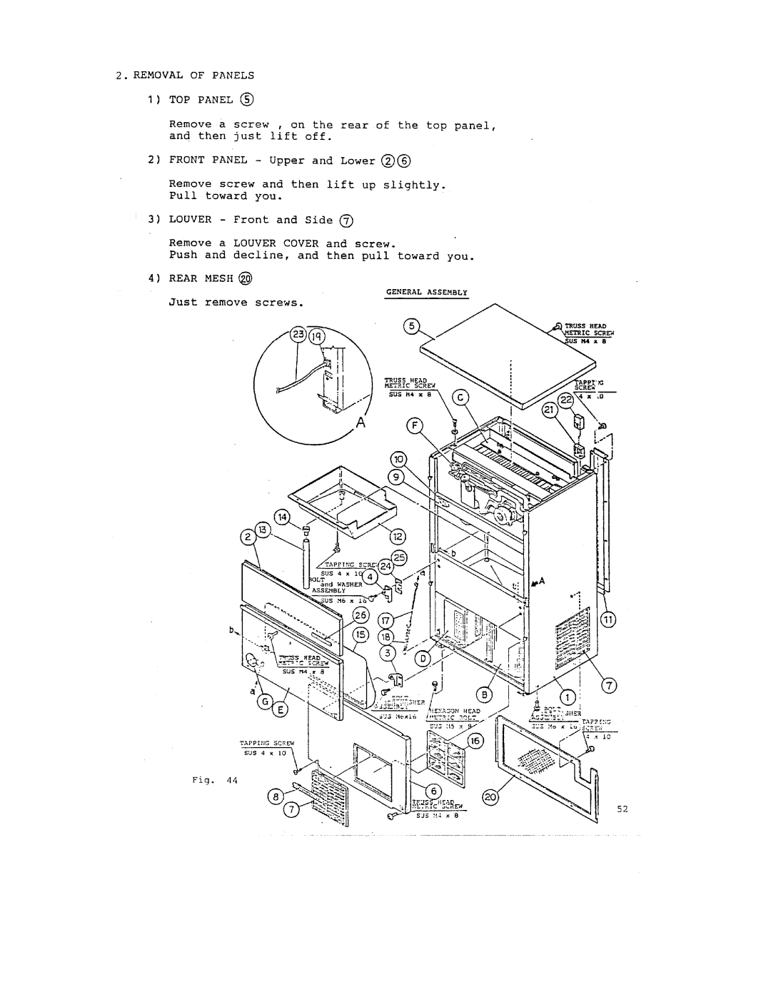 Hoshizaki IM-122J, IM-202J manual 