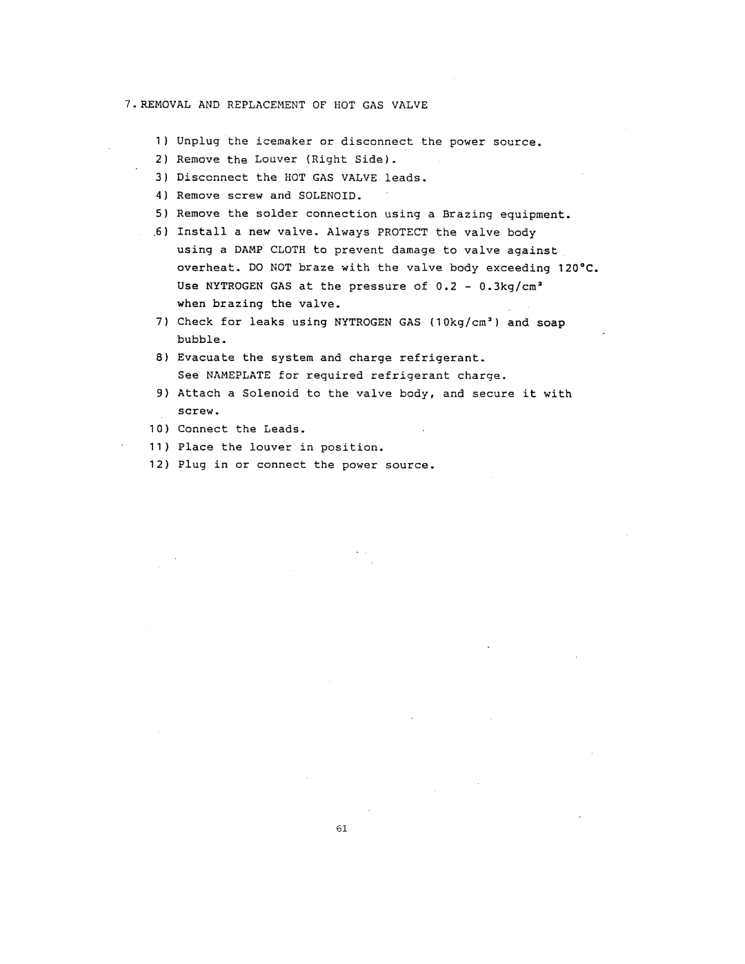 Hoshizaki IM-202J, IM-122J manual 