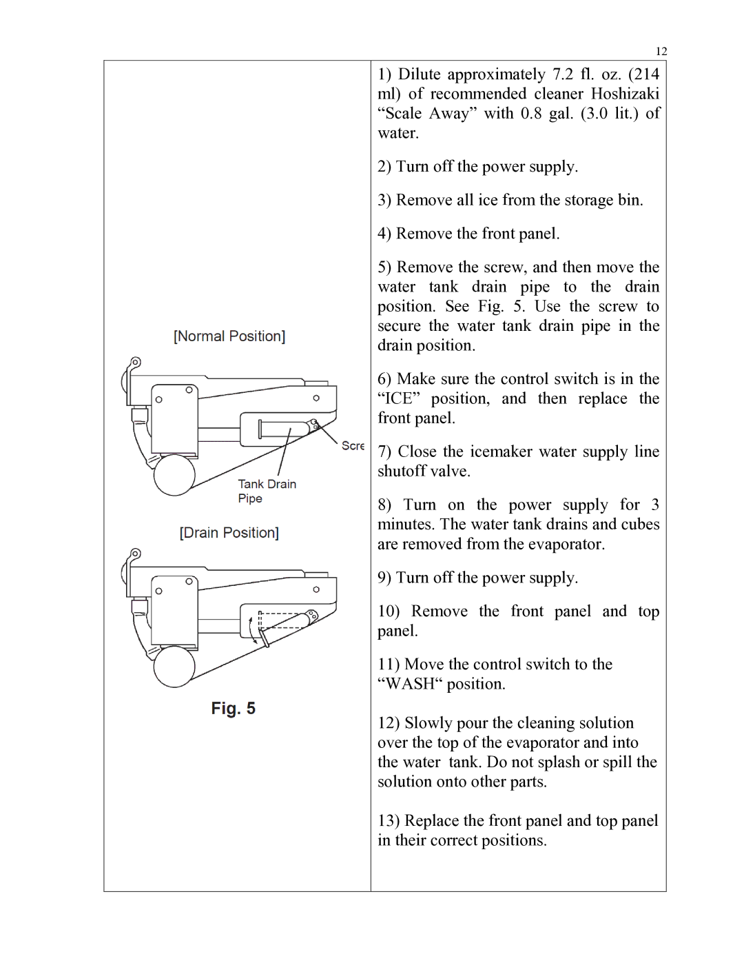 Hoshizaki IM-500SAA manual 