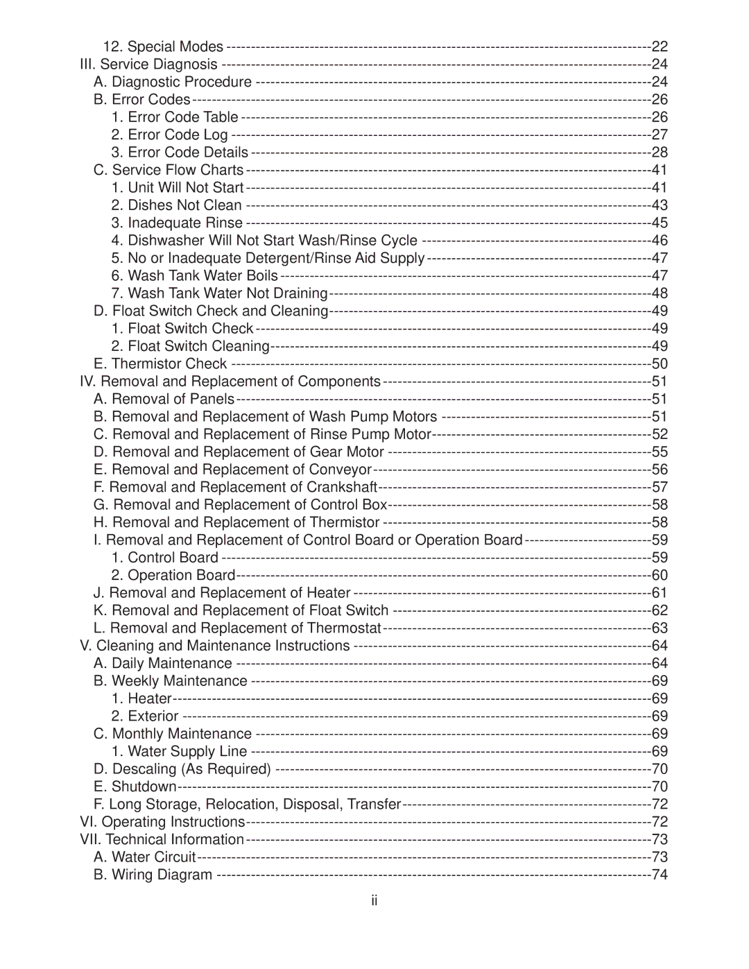 Hoshizaki JWE-24000CUA-L-25B, JWE-2400CUA-R-25B service manual 