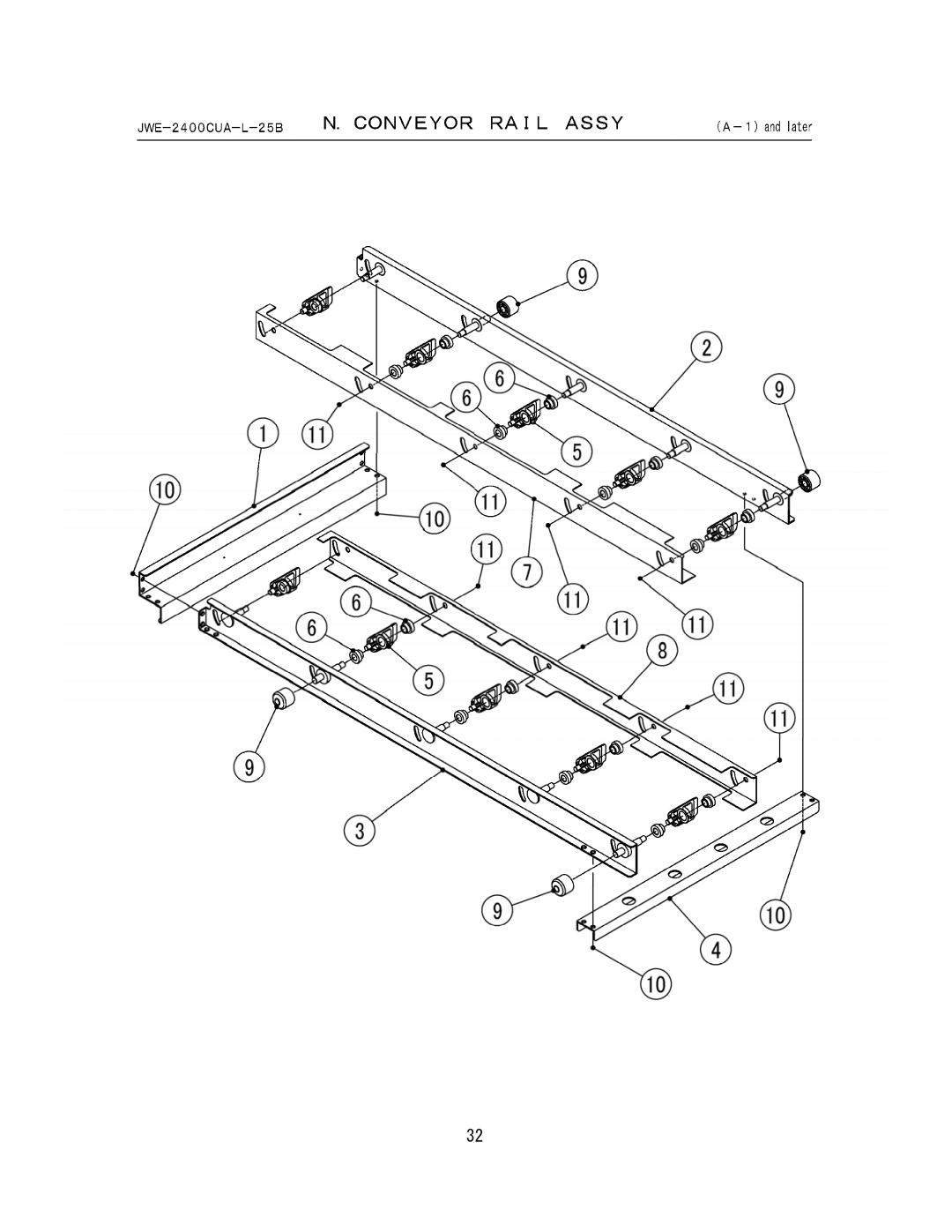 Hoshizaki JWE-2400CUA-R-25B, JWE-2400CUA-L-25B manual 