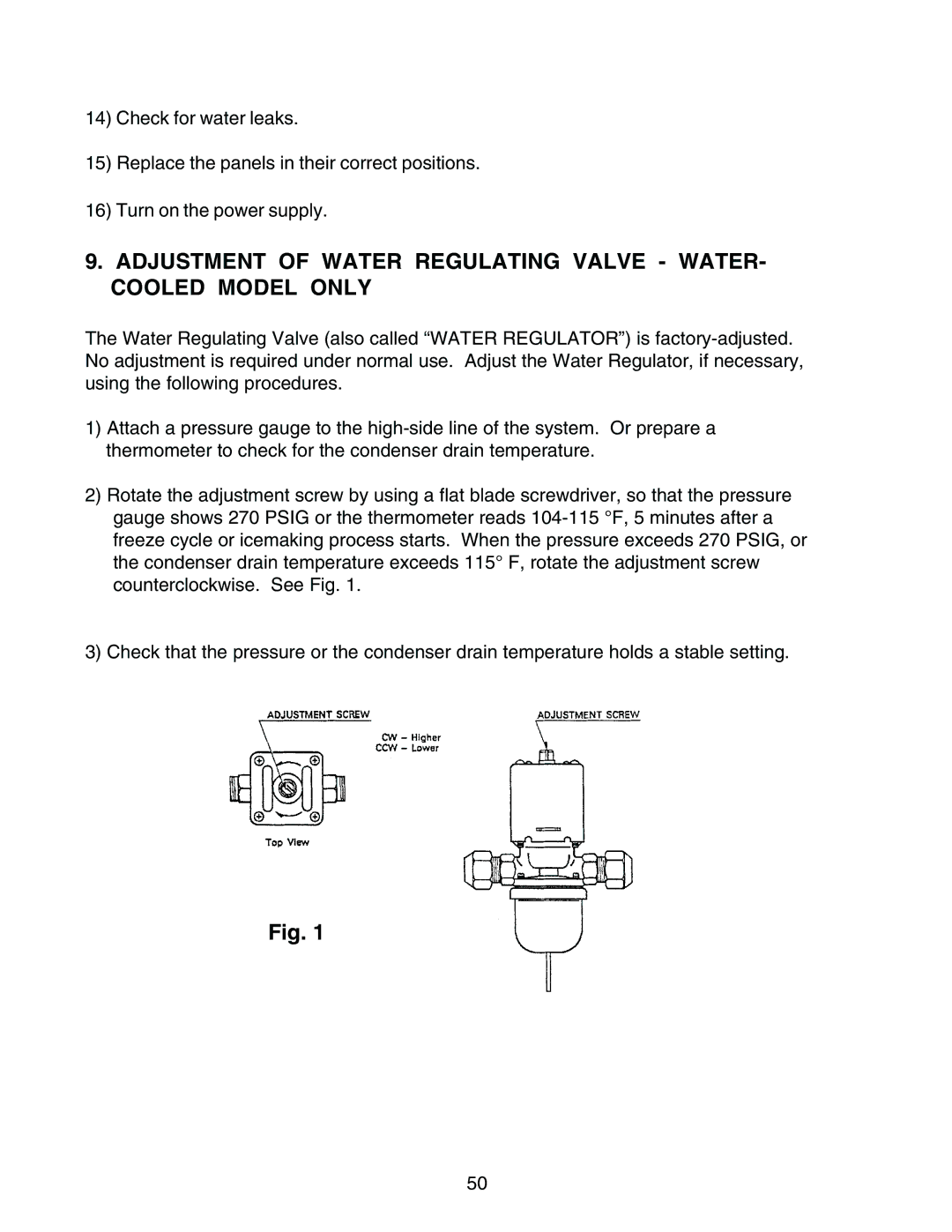 Hoshizaki KM-1300MRH, KM-1300MWH, KM-1300MAH service manual 