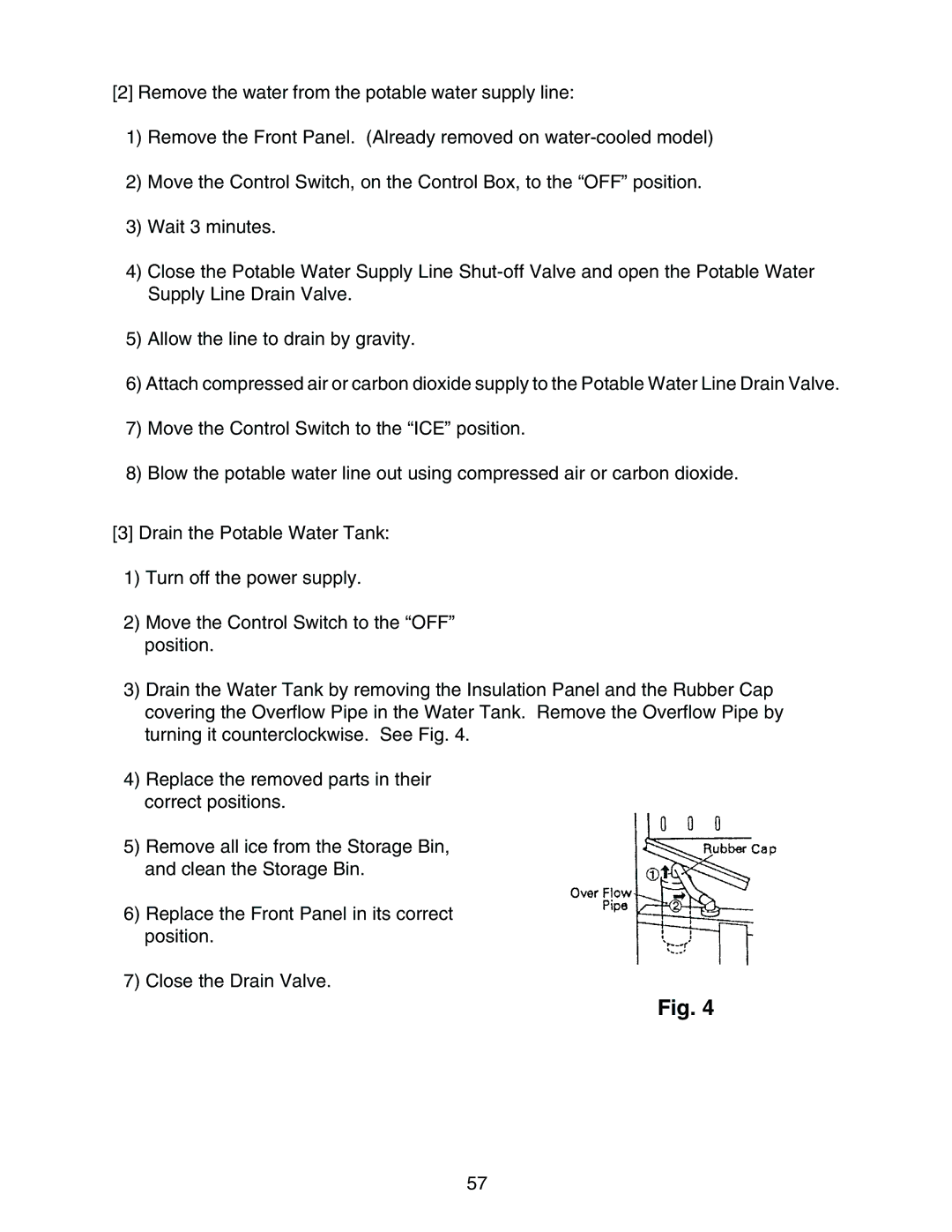 Hoshizaki KM-1300MWH, KM-1300MAH, KM-1300MRH service manual 