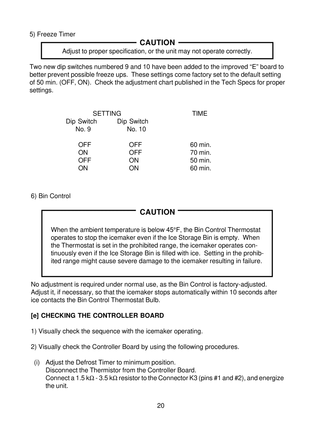 Hoshizaki KM-2400SRF3, KM-2400SRH3 service manual Checking the Controller Board 