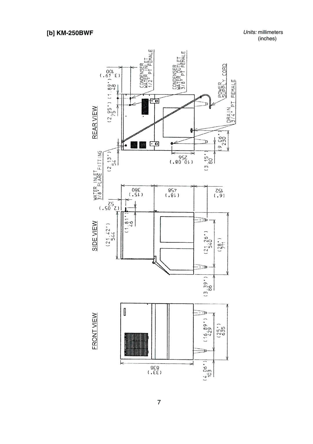 Hoshizaki KM-250BAF instruction manual KM-250BWF 