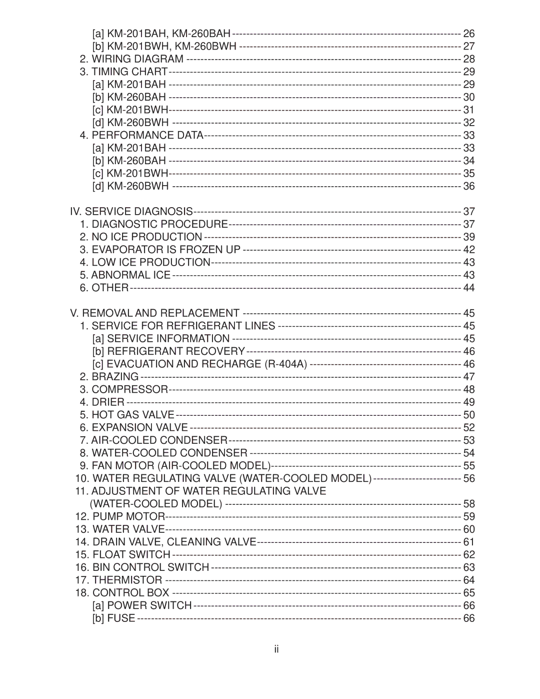 Hoshizaki KM-260BAH, KM-201BAH, KM-260BWH, KM-201BWH service manual Adjustment of Water Regulating Valve 