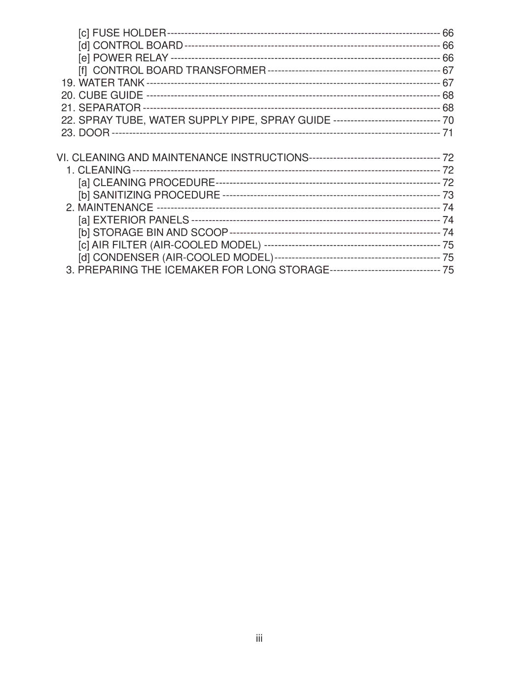 Hoshizaki KM-201BAH, KM-260BAH, KM-260BWH, KM-201BWH service manual 