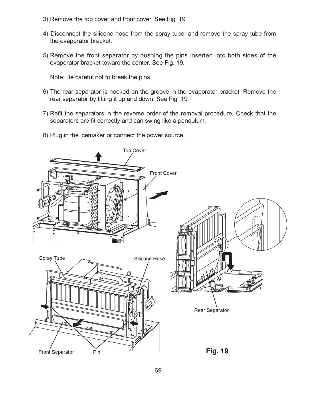 Hoshizaki KM-260BWH, KM-260BAH, KM-201BAH, KM-201BWH service manual 