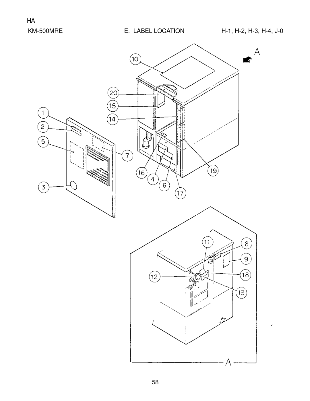 Hoshizaki KM-500MAE, KM-500MWE manual KM-500MRE 