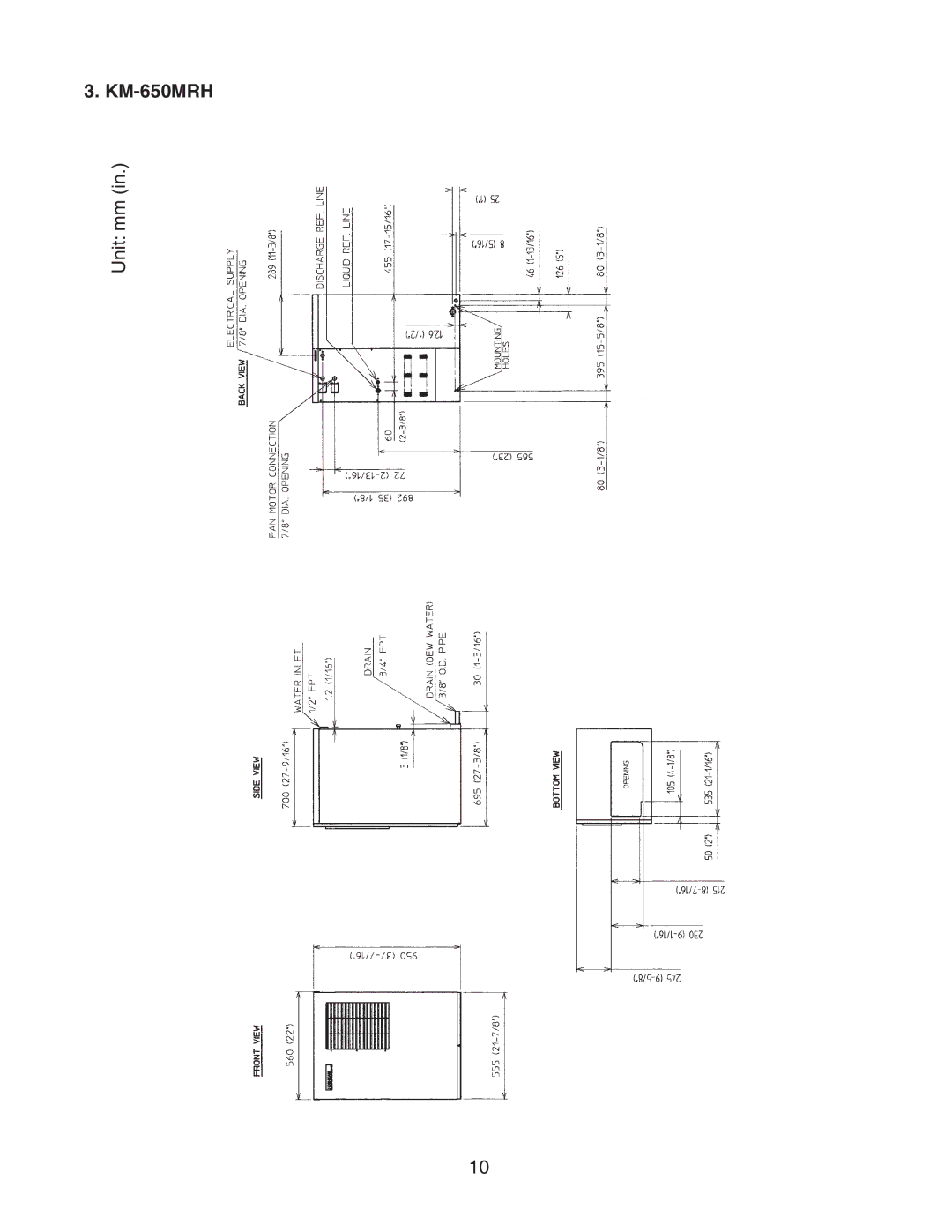 Hoshizaki KM-650MAH instruction manual KM-650MRH 