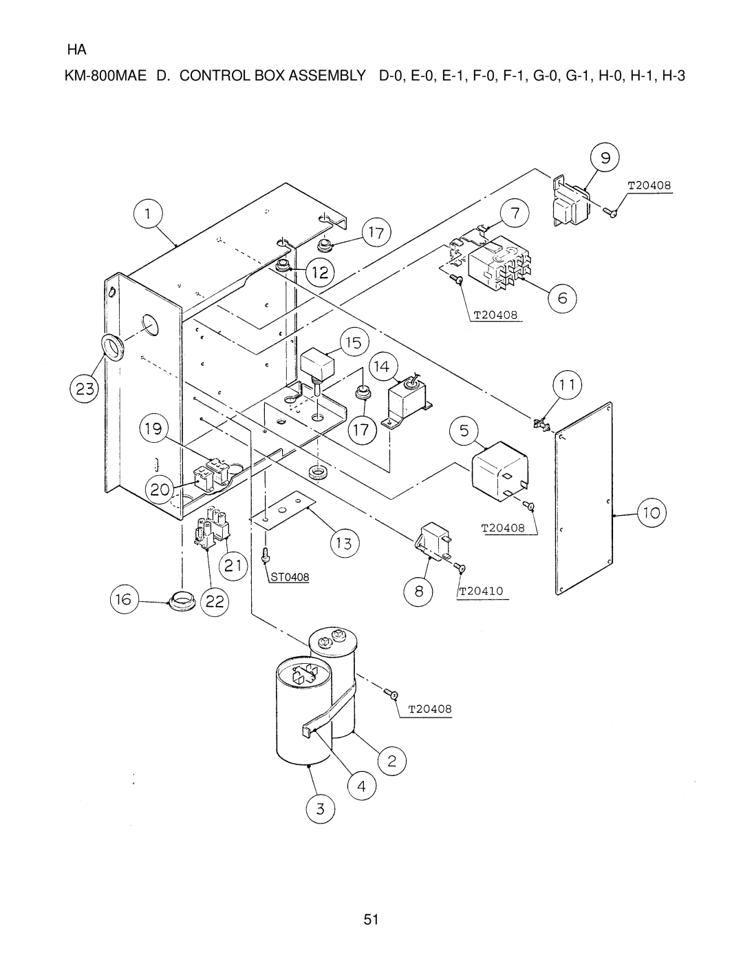 Hoshizaki KM-800MWE, KM-800MAE, KM-800MRE manual 