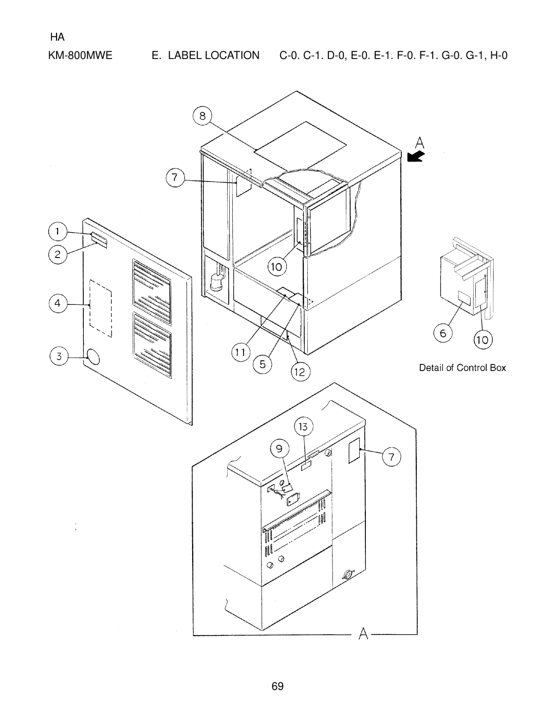 Hoshizaki KM-800MWE, KM-800MAE, KM-800MRE manual 