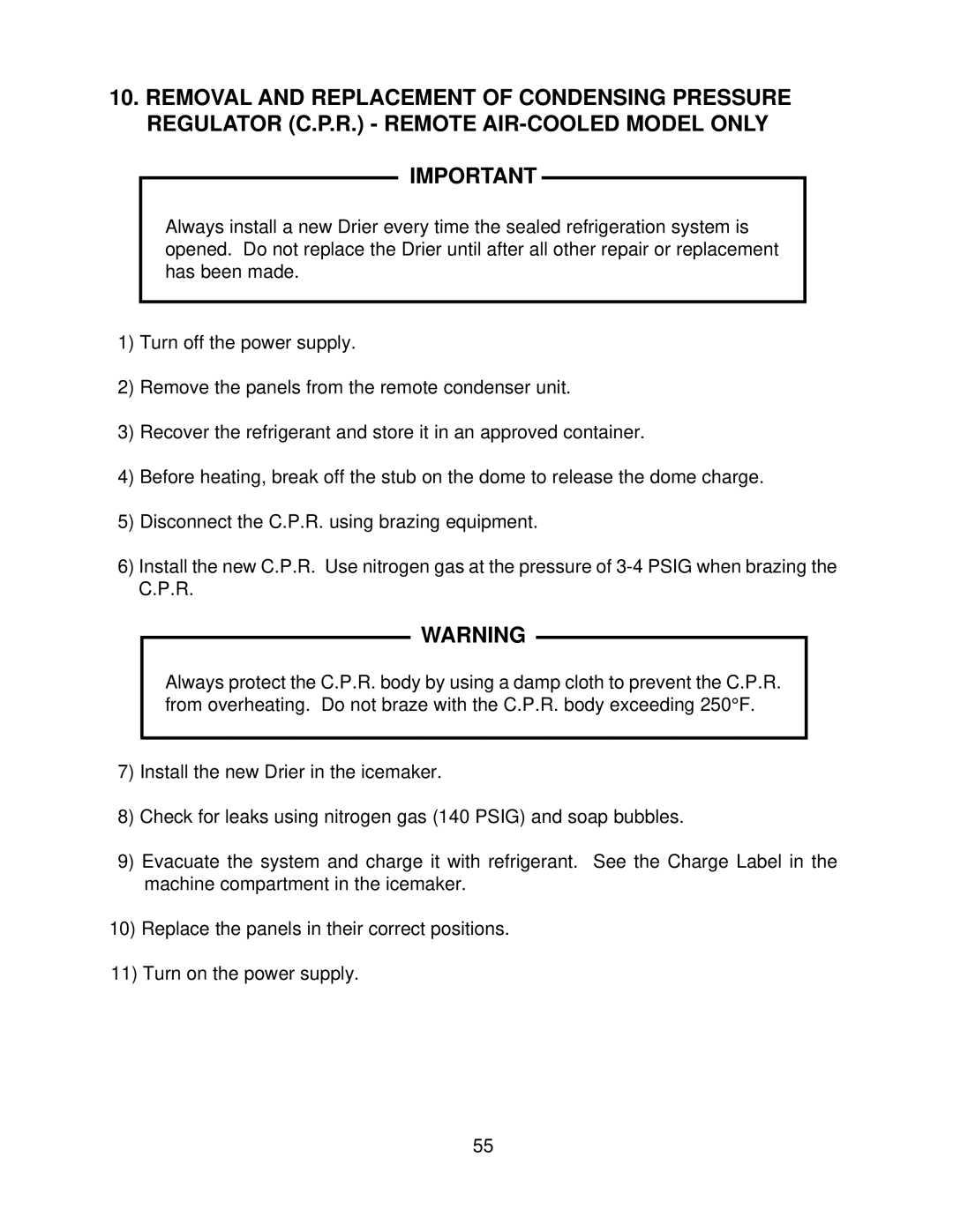 Hoshizaki KM-900MAF, KM-900MWF, KM-900MRF3 service manual 