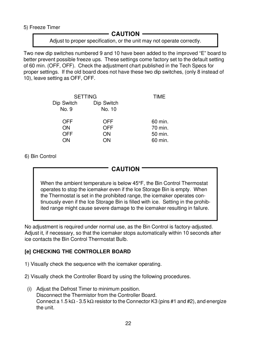 Hoshizaki KM-2000SRF3, KM2000SWF3, KM-2000SRH3, KM-2000SWH3 service manual Checking the Controller Board 