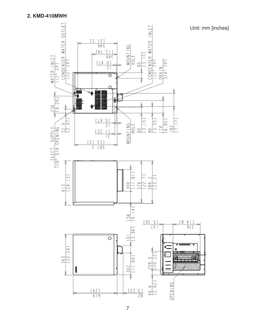 Hoshizaki KMD-410MAH instruction manual KMD-410MWH 