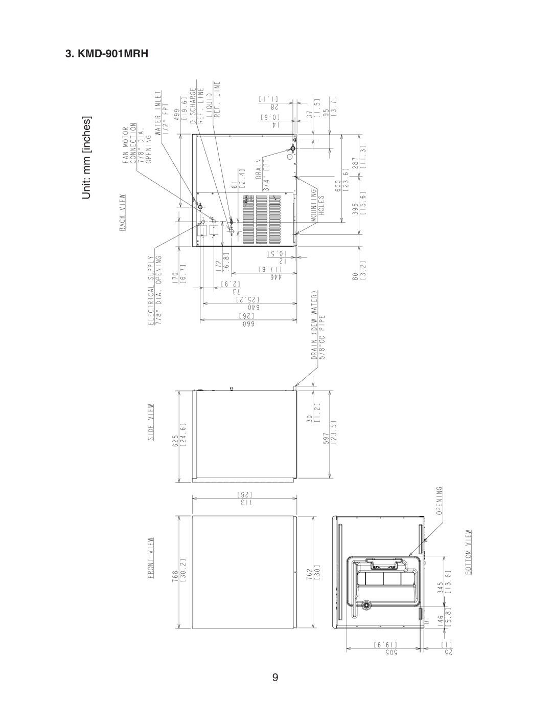 Hoshizaki KMD-901MAH, KMD-901MWH instruction manual KMD-901MRH 